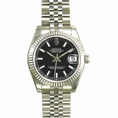 Rolex Datejust Midsize 178274 Black Dial Watch