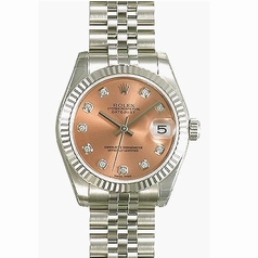 Rolex Datejust Midsize 178274 Diamond Dial Watch
