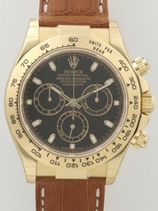 Rolex Daytona 116518 Leather Band Watch