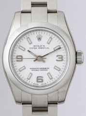 Rolex Oyster Perpetual Ladies 176200 White Dial Watch