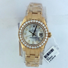 Rolex Pearlmaster - Ladies 80298 Diamond Dial Watch