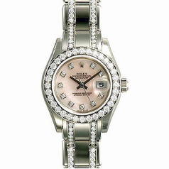 Rolex Pearlmaster - Ladies 80299 White Band Watch
