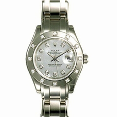 Rolex Pearlmaster - Ladies 80319 Diamond Dial Watch