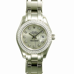 Rolex Pearlmaster - Ladies 80339 Diamond Dial Watch