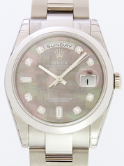 Rolex President Men's 118209 Black Dial Watch