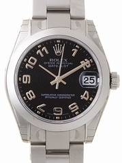 Rolex President Midsize 178240 Black Dial Watch