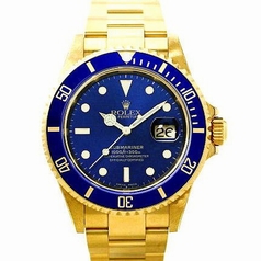 Rolex Submariner 16618 Blue Dial Watch