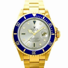 Rolex Submariner 16618 Diamond Dial Watch