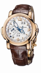 Ulysse Nardin GMT Perpetual 322-66/91 Mens Watch