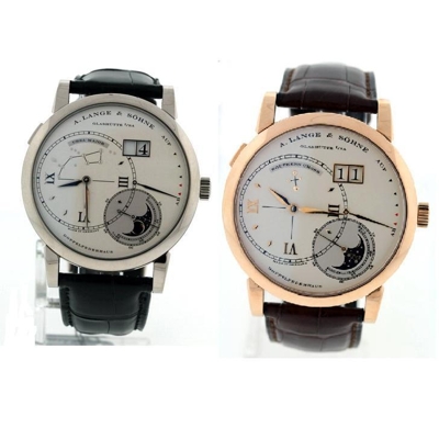 A. Lange & Sohne Grand Lange 1 119.026 and 119.032 Manual Wind Watch