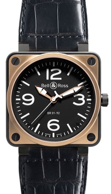 Bell & Ross BR01 BR 01-92 Black Dial Watch