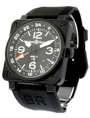 Bell & Ross BR01 BR-01-93-GMT Mens Watch