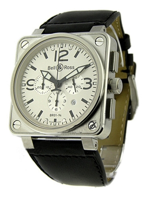 Bell & Ross BR01 BR-01-94-WHT-LS Mens Watch