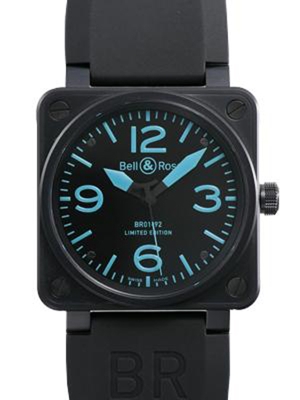 Bell & Ross BR01 BR01-92BLUE Mens Watch