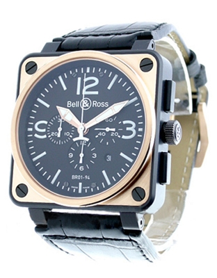 Bell & Ross BR01 BR01-94-BICOLOR Mens Watch