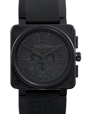 Bell & Ross BR01 BR01-94BLACK Mens Watch