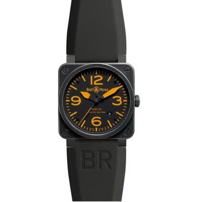 Bell & Ross BR03 BR 03-92 Black Band Watch