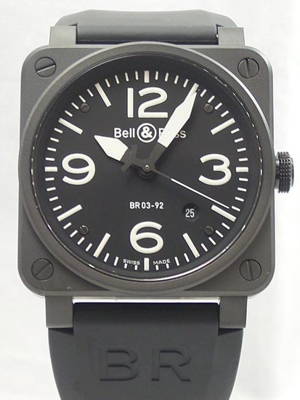 Bell & Ross BR03 BR03-92-CA Mens Watch