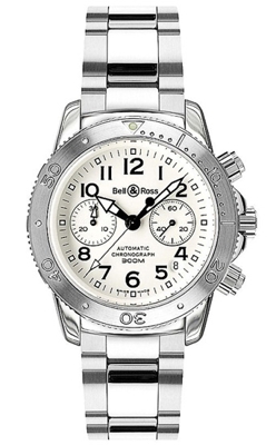 Bell & Ross Classic Diver 300 White Mens Watch