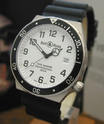 Bell & Ross Professional TYPE DEMINEUR White Dial Watch