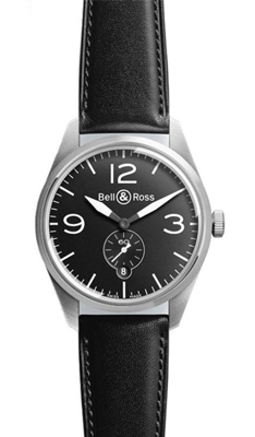 Bell & Ross Vintage BR 123 Original Black Mens Watch