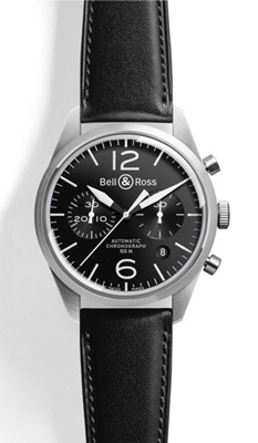 Bell & Ross Vintage BR 126 Black Mens Watch