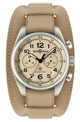 Bell & Ross Vintage Desert 126 XL Mens Watch