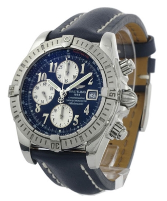 Breitling Chronomat A13356 Blue Band Watch