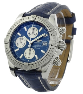 Breitling Chronomat A13356 Blue Dial Watch