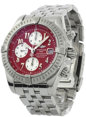 Breitling Chronomat A13356 Red Dial Watch