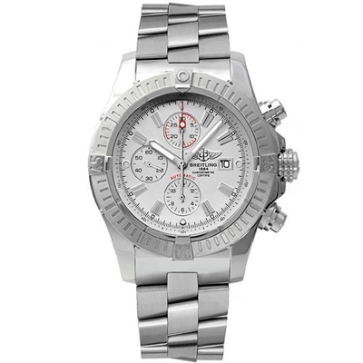 Breitling Super Avenger A1337011/A660 White Dial Watch