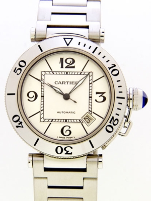 Cartier Pasha W31080M7 Mens Watch