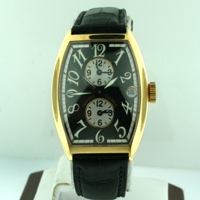 Franck Muller Master Banker 5850 MB Black Band Watch