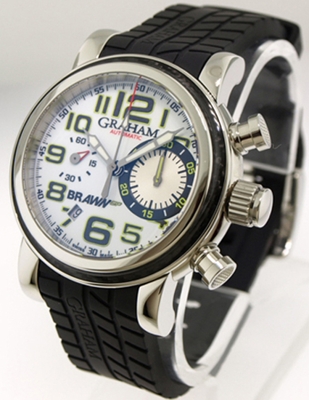 Graham Brawn GP G-BGP-001White Mens Watch