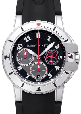 Harry Winston Project Z2 Diver 410-MCA44WZC-K Mens Watch