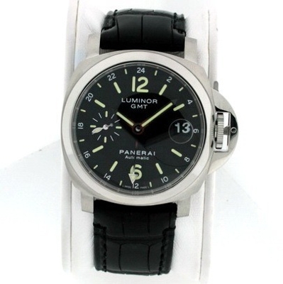 Panerai Luminor GMT PAM00244 Black Dial Watch