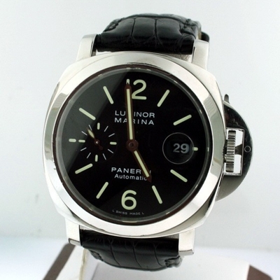 Panerai Luminor Marina PAM00104 Black Dial Watch