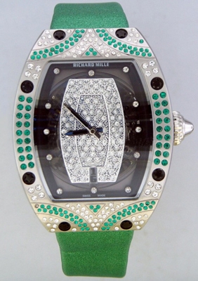Richard Mille RM 006 RM007 Green Band Watch