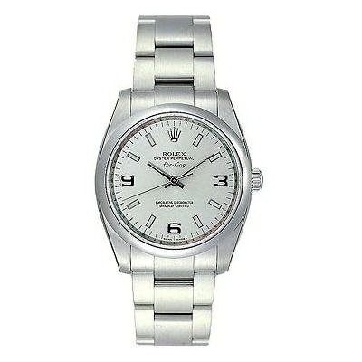 Rolex Airking 114200 Silver Dial Watch