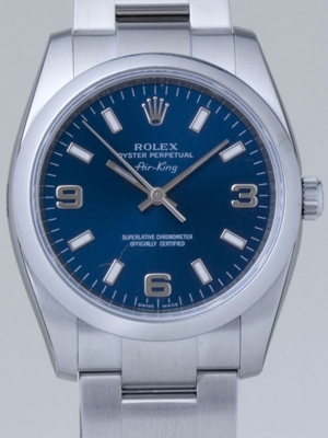 Rolex Airking 114200BLASO Automatic Watch