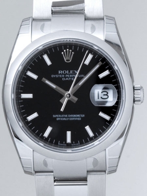 Rolex Date Mens 115200BKSO Mens Watch