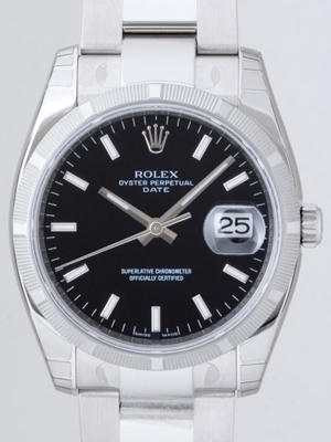 Rolex Date Mens 115210BKSO Mens Watch