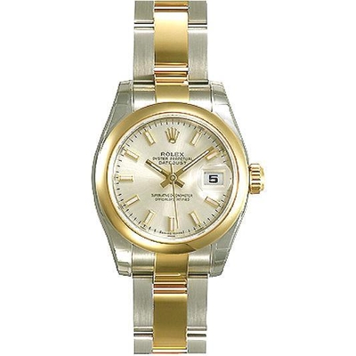 Rolex Datejust Ladies 179163 Silver Dial Watch