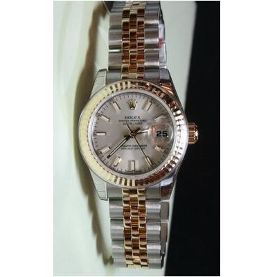 Rolex Datejust Ladies 179173 Silver Dial Watch