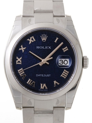 Rolex Datejust Men's 116200 Blue Dial Watch