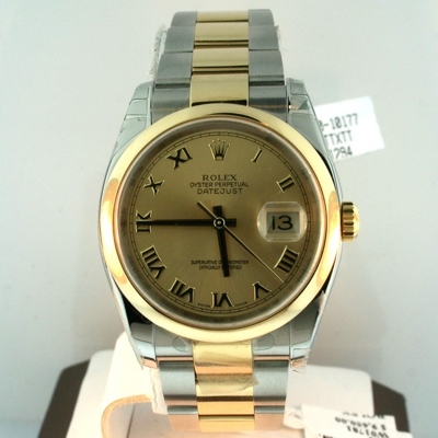 Rolex Datejust Men's 116203 Beige Dial Watch