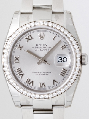 Rolex Datejust Men's 116244 Silver Dial Watch