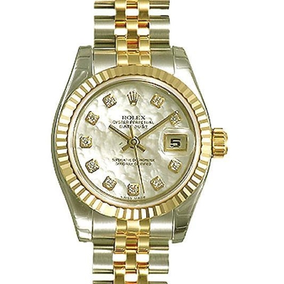 Rolex Datejust Midsize 178273 Diamond Dial Watch