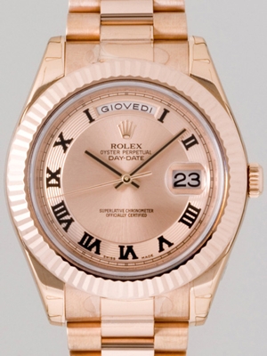 Rolex Masterpiece 218235 Yellow Dial Watch