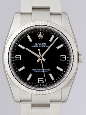 Rolex Oyster Date 116034 Black Dial Watch